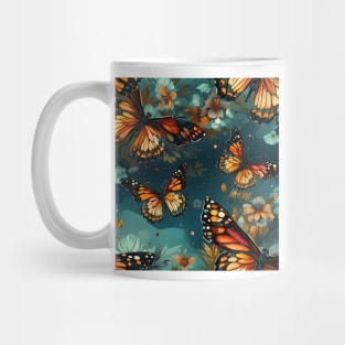 Monarch Butterflies Watercolor 11 Mug